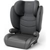 Babify FlexiFit Basic - Seggiolino per Auto con Isofix, ECE R129, Poggiatesta Regolabile in 13 Posizioni, Design Pieghevole, Rivestimento Lavabile, Gruppo 2/3 (15-36 kg, 100-150 cm), Grigio