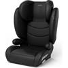 Babify FlexiFit Basic - Seggiolino per Auto Isofix, Gruppo 2/3 (15-36 kg, 100-150 cm), Poggiatesta Regolabile in 13 Posizioni, Design Pieghevole, Rivestimento Lavabile, Sicurezza ECE R129, Nero