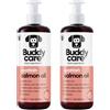 Buddycare Olio di Salmone Premium per Cani Buddycare (500ml x2) | Integratore Essenziale di Omega 3, 6 e 9 per Cani e Gatti | Omega 3 Naturale per Gatti | Olio di Salmone per il Supporto del Sistema Immunitario
