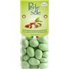 Perle di Sole - Confetti Dragées Mandorla al Pistacchio, 150 g. - Croccanti Mandorle Tostate ricoperte di Cioccolato Bianco al Pistacchio - Dolcezza Artigianale Italiana Senza Glutine, Made in Italy