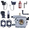 Mtanlo Carburatore WT-194 in metallo per Stihl 024 026 MS240 MS260 MS 240 260 Walbro WT-194 1121120 0611 con tappi serbatoio carburante Carburatore Tubo di aspirazione olio Filtro carburante