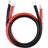 DIHOOL Cavo Batteria 25mm2 M8 50cm 4awg Cavo Silicone Flessibile Resistente al Calore