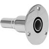 Aramox Pelle di Scarico Passante, Pelle di Scarico Passante in Acciaio Inossidabile 316 Lucidato a Specchio 24 Mm OD per Camion Marino Riscaldatore (Dritto)