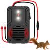 3T6B Anti Martora per Auto con Ultrasuoni, Repellente ad Ultrasuoni con Flash, unziona con Batteria Auto a 12V, 12-25 kHz Ultrasuoni per Topi, Protezione Contro martore per Auto, Camper, Camion