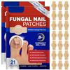 GXGM 42 Pezzi Fungal Nail Patches, Toppe Fungine per Unghie, Toppe per Unghie Fungo, Cerotti Multiuso per la Riparazione Delle Unghie dei Piedi Danneggiate Delle Unghie Scolorite