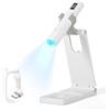 SAVILAND Mini Lampada LED Unghie, Lampada LED Unghie con Supporto e LCD, Senza Fili 6W, USB Ricaricabile e Portatile, Penna per Asciuga Unghie Salone di Casa per unghie Gel Sciugatura Rapida Bianco