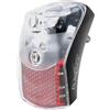 Spanninga Unisex - Adulti Pixeo XB/XBA Luce Posteriore LED Batteria Nero, Taglia Unica