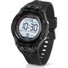 TICKEEN Orologio da Uomo Orologio Digitale Sportivo Orologi Militari Impermeabili con Allarme/Conto Alla Rovescia/Cronometro/Luce/Segnale Orario/Orologio da Polso Militare Multifunzionale (Nero Bianco)