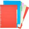 DY.2ten 10 Fogli Divisori Raccoglitori ad Anelli A4,11-fori Colourful Filler Pagine Divisorio Pagina Indice Tab, per Scuola o Ufficio, A4 Cartoncini Separatori per Raccoglitori ad Anelli