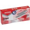 OFFICER PRODUCTS Fustelle OFFICE PRODUTTORI 23/6 1000 pezzi/Accessori per ufficio minuscoli/Tipo di metallo/Colore-Argento/Dimensioni-23/6