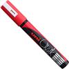 Uni-Ball 186221 - Marcatore a finestra e a gesso UNI CHALK PWE-5M, 1,8 - 2,5 mm, punta tonda, bianco