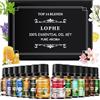 LOPHE Set di Olio Essenziale, 8 x 10ML Oli Essenziali per Diffusori Naturali per Aromaterapia, Set Regalo di Oli Essenziali Puri Naturali, per Aromaterapia, SPA, Massaggi, Bagno
