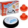 Kixolazr Air Hockey Hover Puck Set - Gioco da tavolo portatile con 2 attaccanti, mini hockey galleggiante elettrico per bambini e intrattenimento in famiglia