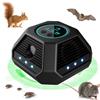 HENESE Dissuasore per Topi Ultrasuoni per Topi a 360°,Repellente per Ratti da Esterno e da Interno,Scarafaggi,Contro Ratti,Pest Reject,Dissuasori per Formiche con Luce LED,3 modalità Innen- und Außenbereich
