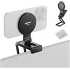 NEEWER Continuity Camera Mount Magnetico per Monitor da Scrivania, Supporto Webcam Telefono da Tavolo Pieghevole con Base Arca, Compatibile con MagSafe iPhone iMac Apple TV 4K Mac Laptop Samsung, SP08