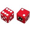 cyclingcolors 2x tappo valvola coprivalvole cappucci valvole universale per auto, moto, scooter e bici schrader, dado rosso
