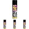 Ma-Fra, Extreme Black, Nero Gomme Spray Ultra Brillante con Effetto Bagnato a Lunga Durata, Previene Screpolature, Resistente a Pioggia e Lavaggi Frequenti, Dona Effetto Supersportivo, Formato 500ml