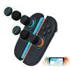 ZWWOGE Capsule di Ricambio per Joycon di Switch 2, Nero, Ricambi per Switch 2025, Design Migliorato Antiscivolo, Comodo e Durevole, Capsule Ergonomiche, Accessori per Controller Switch, Lite, 6 Pezzi