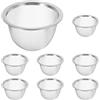 DOITOOL Filtro Theiere, 8 pezzi di ricambio del colino per teiera in acciaio inox informano un infusore per tè scolapasta per tè sfuso per caffettiera da tè 7. 6 x 5 cm
