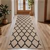 TUKDAK Tappeto passatoia in tessuto per corridoio, antiscivolo, 80 x 200 cm, lavabile, moderno, per corridoio, cucina, ingresso e soggiorno