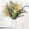Aufisi Decorazione con fiori secchi di erba della pampa (100 pezzi) - bouquet naturale per tavolo da pranzo, soggiorno | Decorazione da tavola in stile boho | Decorazione domestica sostenibile