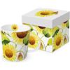 ppd Tazza da caffè con girasoli in confezione regalo, set regalo con motivo a forma di animali e fiori