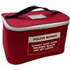 Diabolical DP1312 Polite Notice Borsa termica per il pranzo - Regalo segreto di Babbo Natale regalo per ufficio divertente borsa per il pranzo da uomo per il lavoro, accessorio da ufficio