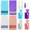 FineGood Set di 8 vassoi per diamond art, kit di strumenti per la creazione di diamanti per adulti con imbuto per pittura fai da te con diamanti