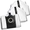 CHIKIXSON Sacchetti Riutilizzabili per Ecovacs Deebot T80 Omni/T50 Omni/T50 Pro Omni | /T50 Pro Omni Gen2/X9 Pro Omni/X8 Pro Omni/T80S Omni/T30C Aspirapolvere, Ricambio Sacchetto polvere con Cerniera (3 Pezzi)