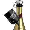 Wecomatic Tappo per bottiglie di Champagne, Fresh de Luxe II, elegante, per bottiglie di Champagne/Prosecco, pompa inclusa Cromato