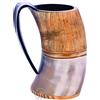 THE ANTIQUE HOUSE Vero 15,2 cm Horn Mug Viking Bicchieri Ale Birra Vino Calice Boccale Mead Medievale Burlap Tumbler Bevanda Corno Regalo