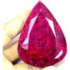 965 CT Naturale Grande Sangue Rosso Rubino Eccellente Pera Certificato Loose