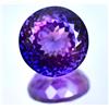 Naturale Viola-Blu Montana Zaffiro 20.10 KT Rotondo Certificato Loose Gemma