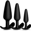 Lsexyier Plug Anale in Silicone Kit,Butt Plug in silicone,Anal Sesso Giocattoli,Piccolo,Medio,Grande,Sex Toys per uomini donne coppie principianti professionali