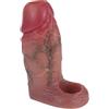 CSEDF-CRYP Guaina Pene Realistico Morbido Spesso con Cockring Anello per Testicoli, Guaina Fallica Indossabili,Estensore Prolunga Ingrandi Allungamento del Pene Maschile,Sex Toys Sessuali per Coppie Donna Uomini