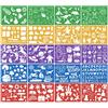 HQdeal c 20pcs Stencil Pittura Templates Riutilizzabili Stencil di Plastica Stencil di Natalizi Animale Letttra Stampini da Disegno per Arti e Mestieri Carte Fai da Te Scrapbooking