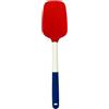 MASTRAD - Spatola - Cucchiaio - Preparazione Cottura Mescolare - Unibloc - In Silicone - Non graffia le pentole - Bandiera francese