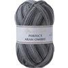 Utopia Crafts Aran Ombre - Filato multicolore per maglieria e uncinetto, 300 g - 600 m (001)
