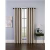 Curtainworks Malta - Tenda a Pannello in Finta Seta, con Occhielli, 127 x 241 cm, Colore: Sabbia