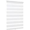 Sekey Doppia tenda a rullo, fissaggio senza fori, tenda avvolgibile doppia, senza fili, 75 x 150 cm, bianco