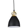 GTV - Lampada da soffitto Kerala | Lampada a sospensione Ø16 cm lampada da soggiorno tavolo da pranzo lampada E27 | Lampada da soffitto per soggiorno, cucina, sala da pranzo | paralume in metallo |
