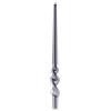 Cereria Di Giorgio - 2 Candele Voluta laccate - Diametro 2.2 cm Altezza 30 cm - Colore Argento - Durata 10 ore - Standard per candelabro - Home Decor Collection - Artigianale