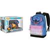 Funko Pop Rides Deluxe Stitch Rocket - Figura da collezione Lilo & Stitch, Zaino Disney Cake HS Fan 2.2 31×44 cm 24L Blu