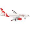 Herpa aereo in miniatura Air Canada Rouge Airbus A319, miniatura in scala 1:500, pezzo da collezione, modello di aereo senza base, metallo