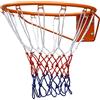 FUNJEPE Canestro da basket professionale pieghevole con rete da basket, rete da basket da appendere per interni ed esterni, 45 cm, per tutte le stagioni