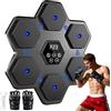KIKILIVE Macchina da Boxe Musicale, Macchina da Montaggio a Parete di Boxe con Guanti, Smart Bluetooth Rhythm Punching Trainer con Display a LED Adatto per casa, Ufficio, Palestra