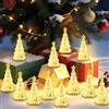 Fancysky 12 Pezzi Luci Notturne per Albero Natale, Albero diNatale Illuminato Led, Luminosa Neon per AlberodiNatale, Lampada da Decorazione Natalizia, Luci per Abete, Illumina Tua Vigilia di Natale
