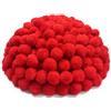 TOAOB THE ONE AND ONLY BABY TOAOB 300 pezzi Pom Poms per Lavoretti Rosso 2cm Mini Pompon Piccoli Pon Pon per Decorazione Festiva Artigianato Creativi Fai Da Te Cucito