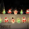 YUYWWAN Luci Natalizie da Interno 3 Metri 20 LED Luminosa di Natale Lucine Albero di Natale Babbo Natale Pupazzi di Neve Luci Decorative per Feste, Camera da Letto, Casa