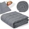 Autsel Coperta Ponderata 155x220cm 9kg - Weighted Blanket Coperta Pesante Antistress - Coperta Ponderata Matrimoniale per un Aonno Profondo